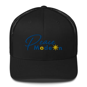 Embroidered Unisex Trucker Cap *Peace Mode On* Inspiration Design