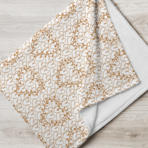 *Heart of Gold* Throw Blanket