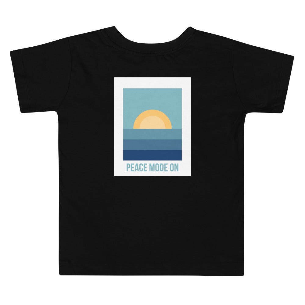 Toddler Short Sleeve Tee *Peace Mode On* Design