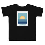 Toddler Short Sleeve Tee *Peace Mode On* Design