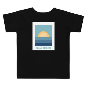 Toddler Short Sleeve Tee *Peace Mode On* Design
