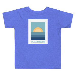 Toddler Short Sleeve Tee *Peace Mode On* Design