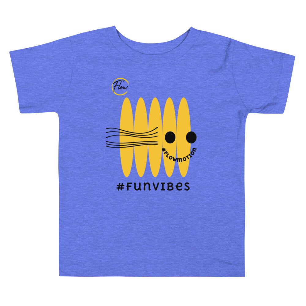 *FlowMotion* #FunVibes Toddler Short Sleeve Tee
