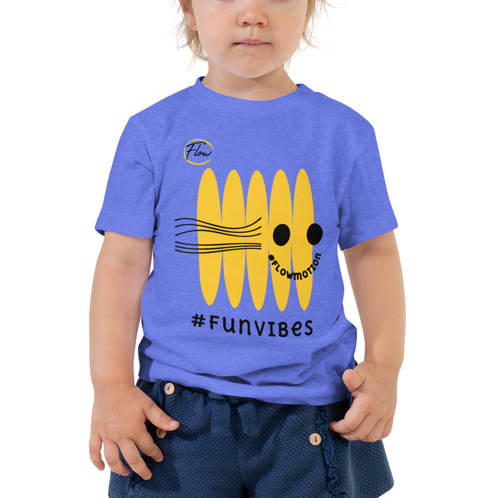 *FlowMotion* #FunVibes Toddler Short Sleeve Tee