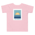 Toddler Short Sleeve Tee *Peace Mode On* Design