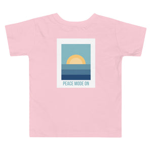 Toddler Short Sleeve Tee *Peace Mode On* Design