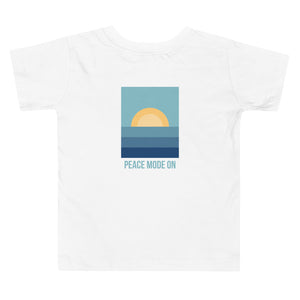 Toddler Short Sleeve Tee *Peace Mode On* Design