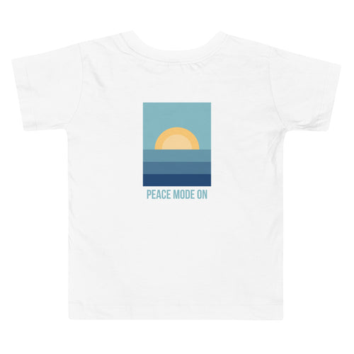 Toddler Short Sleeve Tee *Peace Mode On* Design