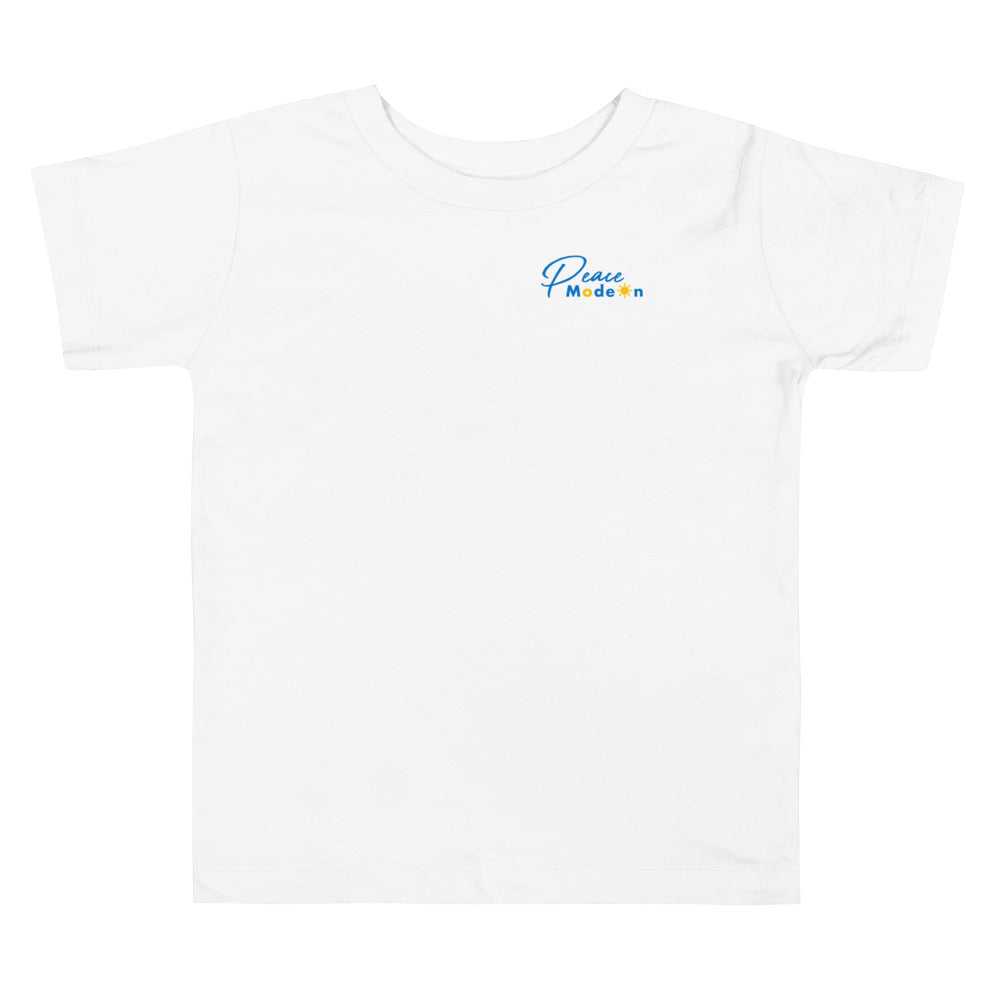 Toddler Short Sleeve Tee *Peace Mode On* Design
