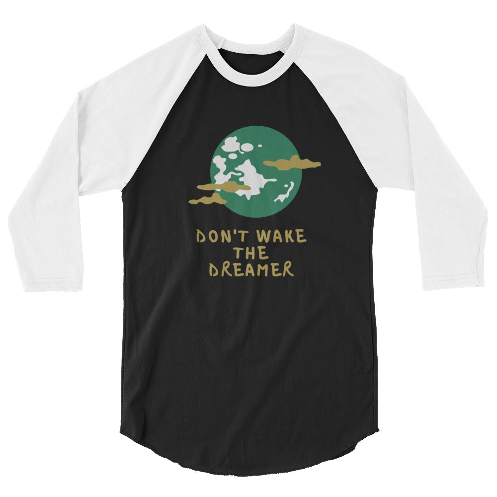 *Don't Wake The Dreamer* Loungewear Unisex 3/4 Sleeve Raglan Shirt