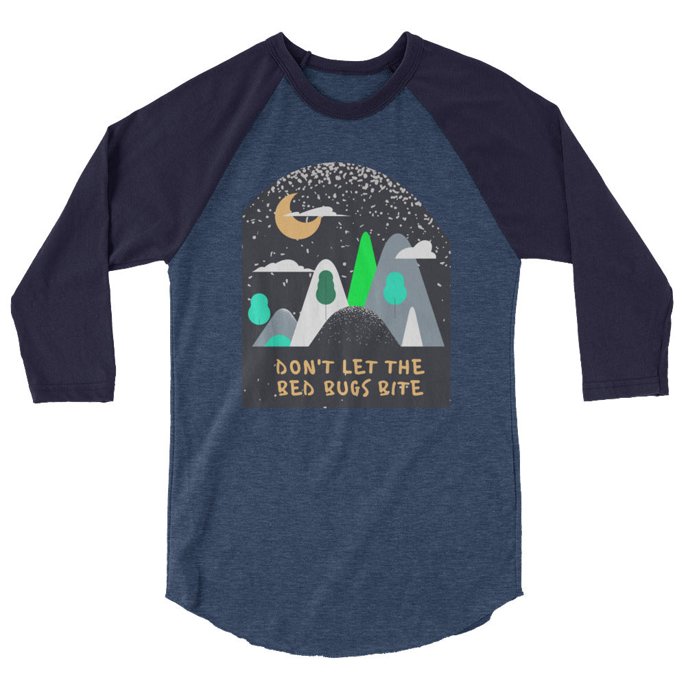 *Mountains* Loungewear Unisex 3/4 Sleeve Raglan Shirt