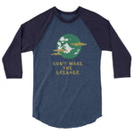 *Don't Wake The Dreamer* Loungewear Unisex 3/4 Sleeve Raglan Shirt