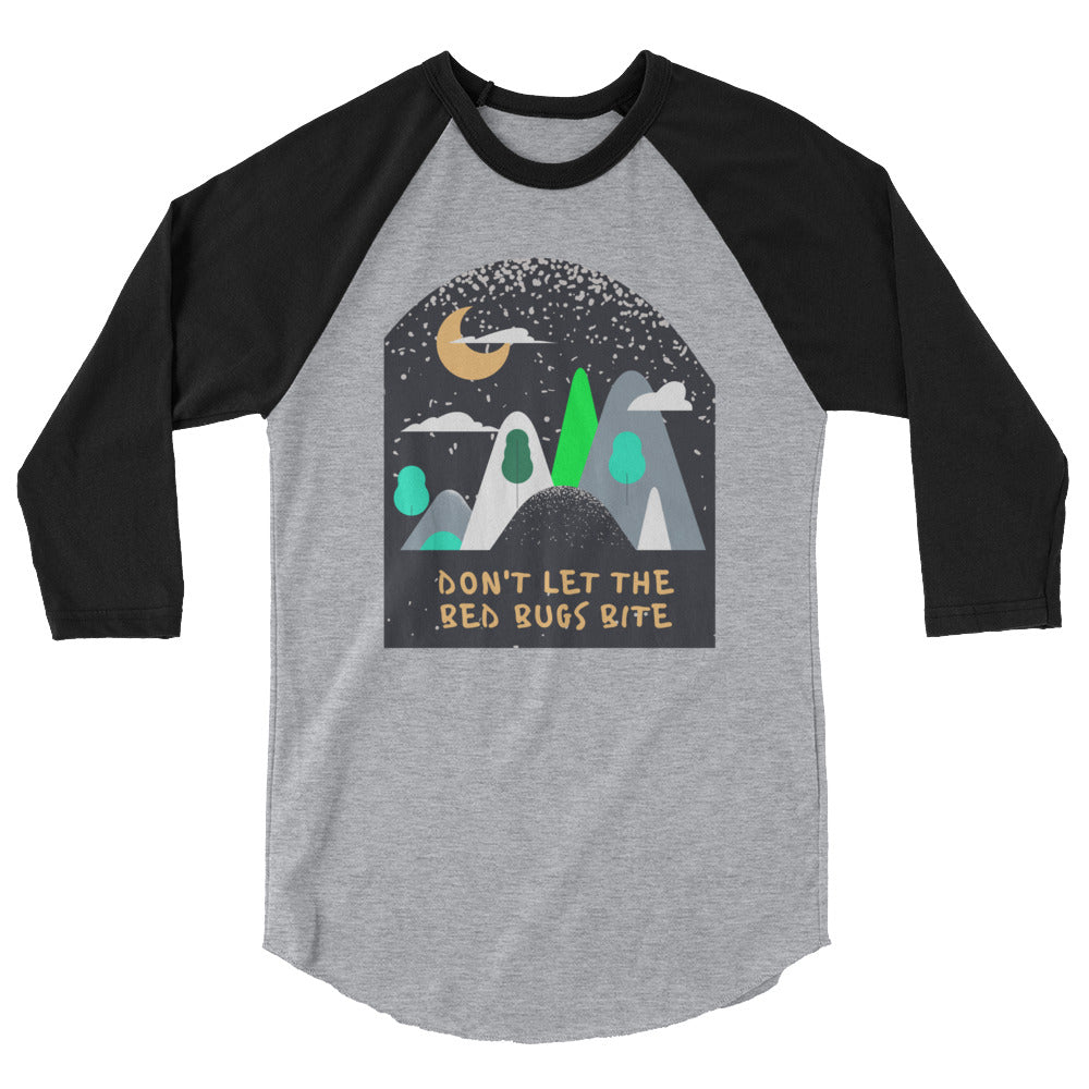 *Mountains* Loungewear Unisex 3/4 Sleeve Raglan Shirt