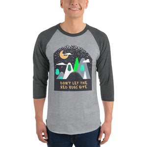 *Mountains* Loungewear Unisex 3/4 Sleeve Raglan Shirt