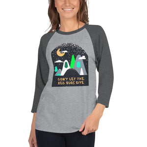 *Mountains* Loungewear Unisex 3/4 Sleeve Raglan Shirt