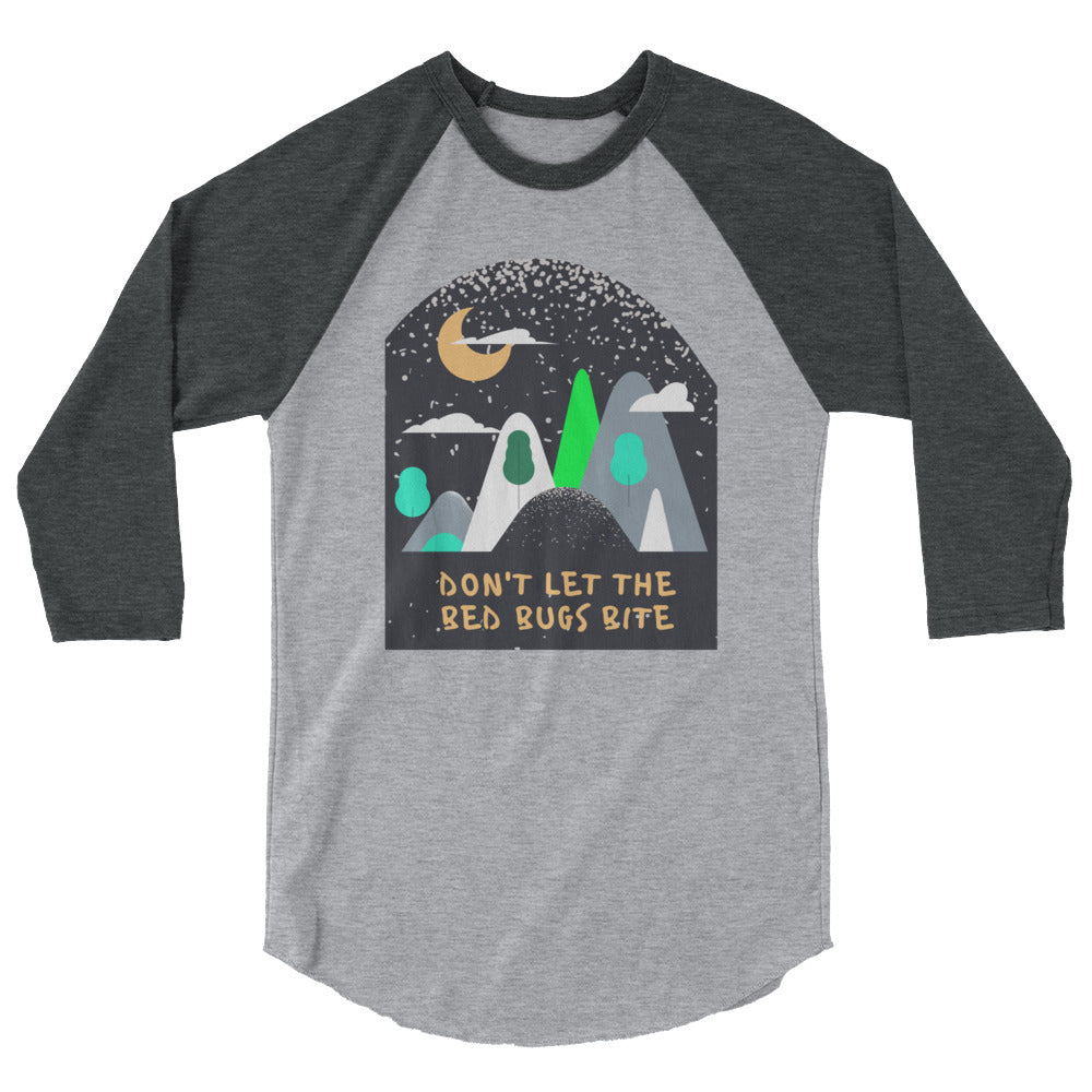 *Mountains* Loungewear Unisex 3/4 Sleeve Raglan Shirt