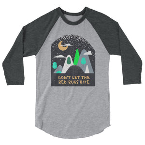 *Mountains* Loungewear Unisex 3/4 Sleeve Raglan Shirt
