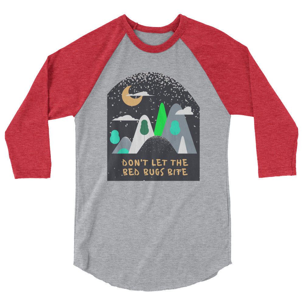 *Mountains* Loungewear Unisex 3/4 Sleeve Raglan Shirt