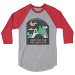*Mountains* Loungewear Unisex 3/4 Sleeve Raglan Shirt
