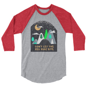 *Mountains* Loungewear Unisex 3/4 Sleeve Raglan Shirt