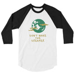 *Don't Wake The Dreamer* Loungewear Unisex 3/4 Sleeve Raglan Shirt