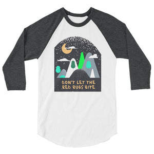 *Mountains* Loungewear Unisex 3/4 Sleeve Raglan Shirt