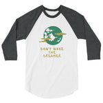 *Don't Wake The Dreamer* Loungewear Unisex 3/4 Sleeve Raglan Shirt