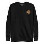 *Moon Glow* Embroidered Fleece Pullover Sweatshirt, Unisex Sizes S-3XL