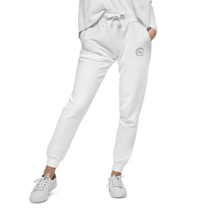 *Joggers* Loungewear, Embroidered Flow Logo Unisex Fleece Sweatpants