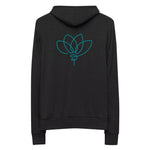 *Just Breathe* Unisex zip hoodie