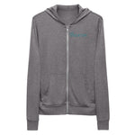 *Just Breathe* Unisex zip hoodie