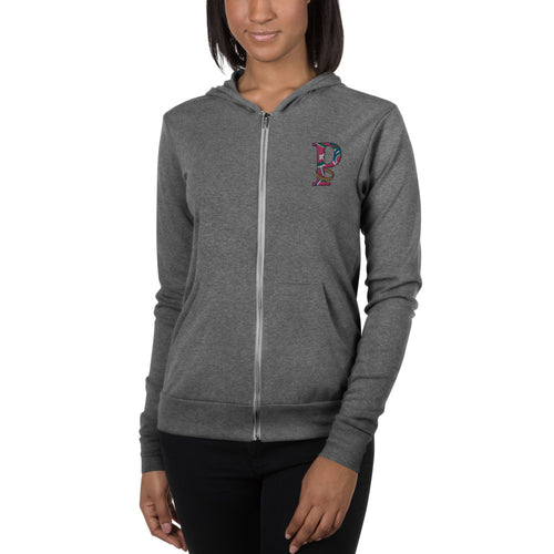 *Paisley Project Branded Collection* Embroidered Zip Hoodie Unisex Sizes XS-2XL