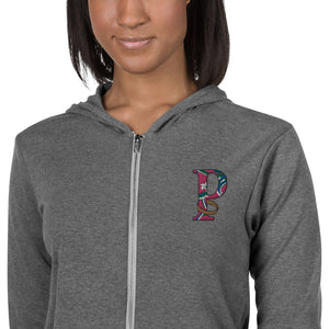 *Paisley Project Branded Collection* Embroidered Zip Hoodie Unisex Sizes XS-2XL