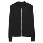 *Just Breathe* Unisex zip hoodie