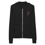 *Paisley Project Branded Collection* Embroidered Zip Hoodie Unisex Sizes XS-2XL