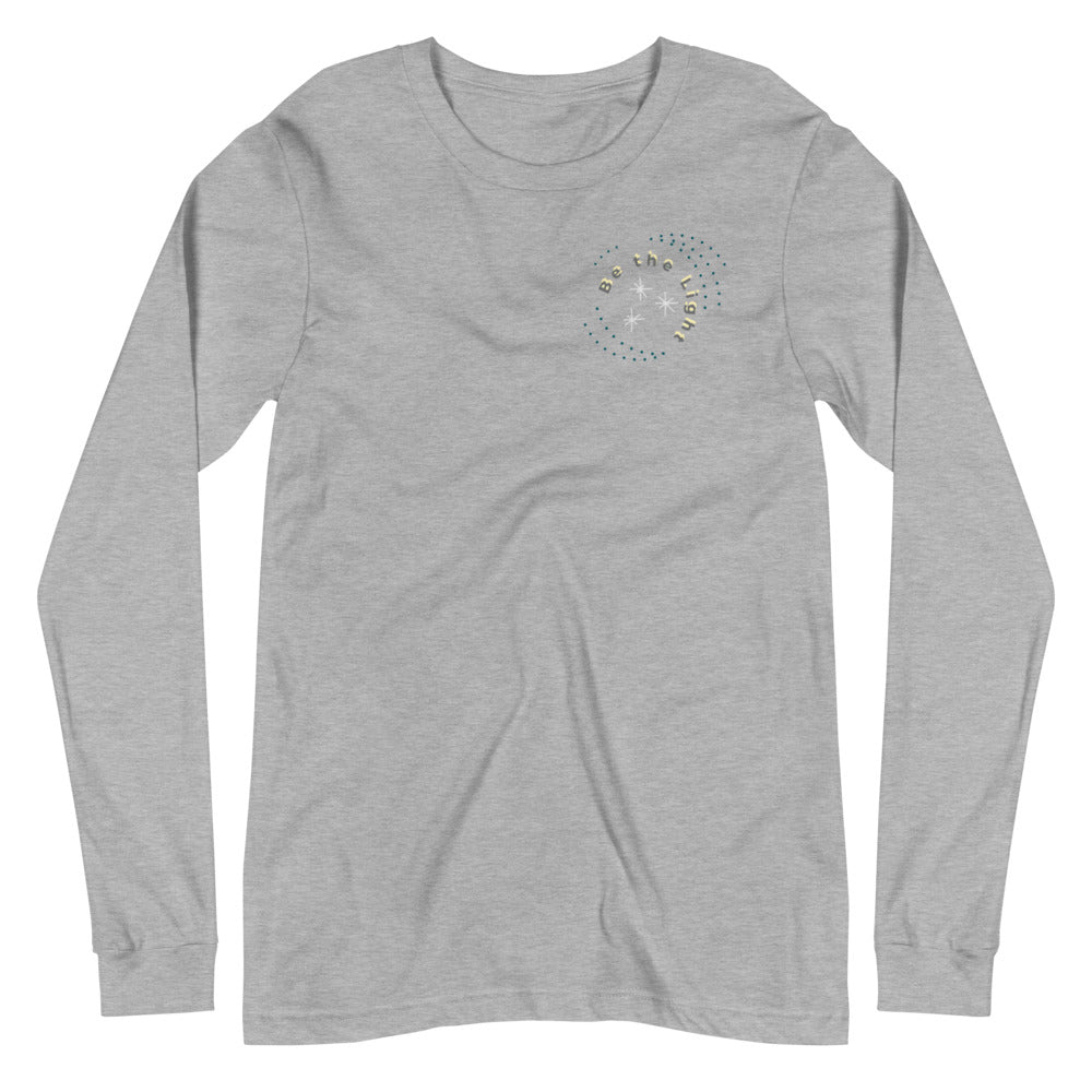 *Be the Light* Design Unisex Long-Sleeve Tee