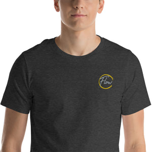 *FLOW Logo* Embroidered Short-Sleeve Unisex T-Shirt