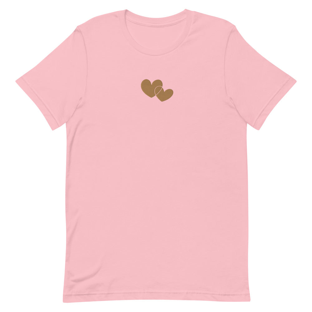 *Heart of Gold* Embroidered Short-Sleeve Unisex T-Shirt