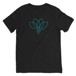 *Just Breathe* Unisex Short-Sleeve V-Neck Tee