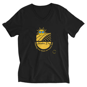 *Adventure Day* Unisex Short Sleeve V-Neck T-Shirt