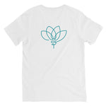 *Just Breathe* Unisex Short-Sleeve V-Neck Tee