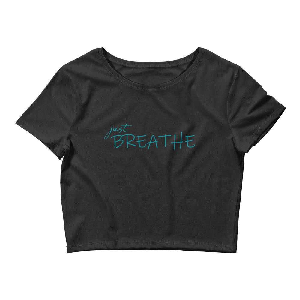*Just Breathe* Women’s Crop Tee