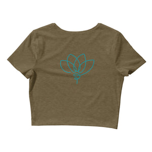 *Just Breathe* Women’s Crop Tee