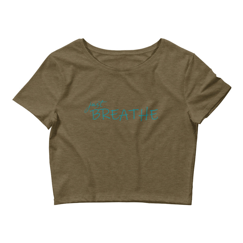 *Just Breathe* Women’s Crop Tee