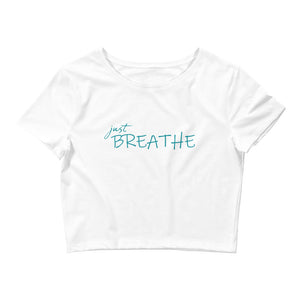 *Just Breathe* Women’s Crop Tee