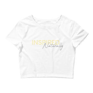 *Naturally Inspired* Design Ladies Short-Sleeve Crop T-Shirt