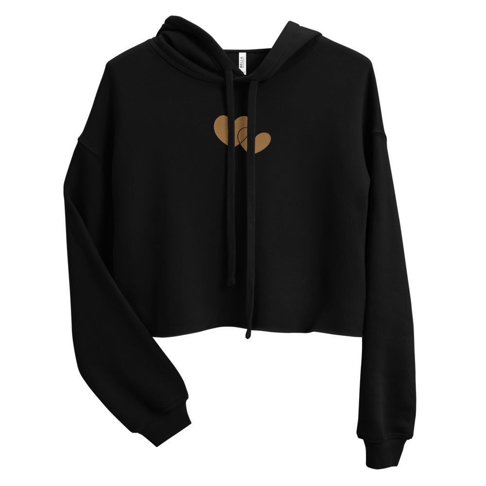 *Heart of Gold* Crop Hoodie