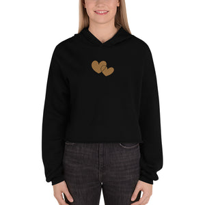 *Heart of Gold* Crop Hoodie