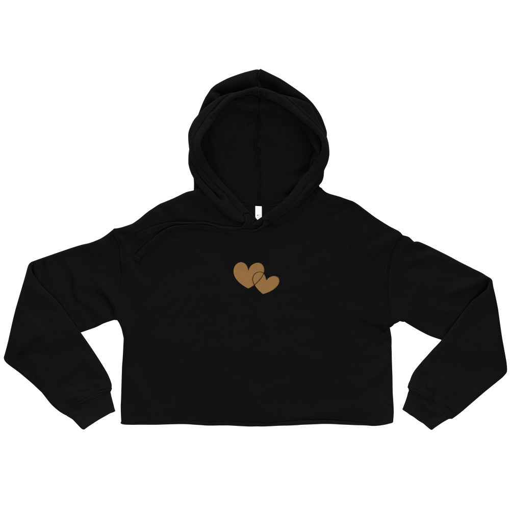 *Heart of Gold* Crop Hoodie