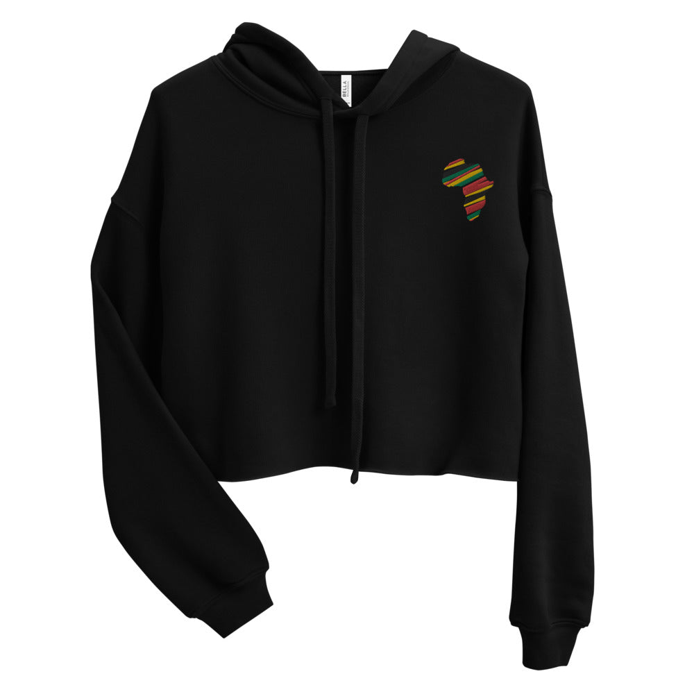 SCOPE International Embroidered Ladies' Crop Hoodie